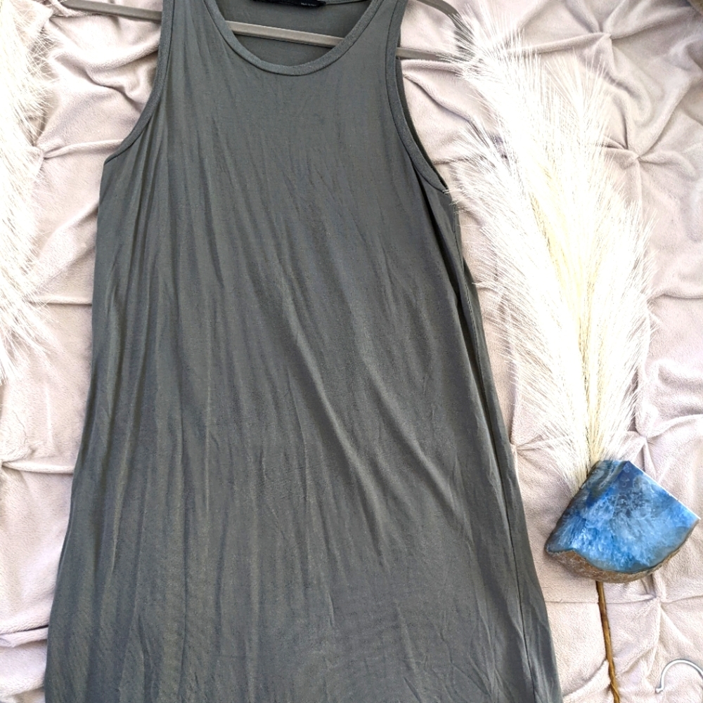 All Saints Midi Grey Dress